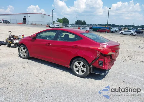2013 Hyundai Elantra Gls z USA, uszkodzony, nr VIN KMHDH4AE6DU940700